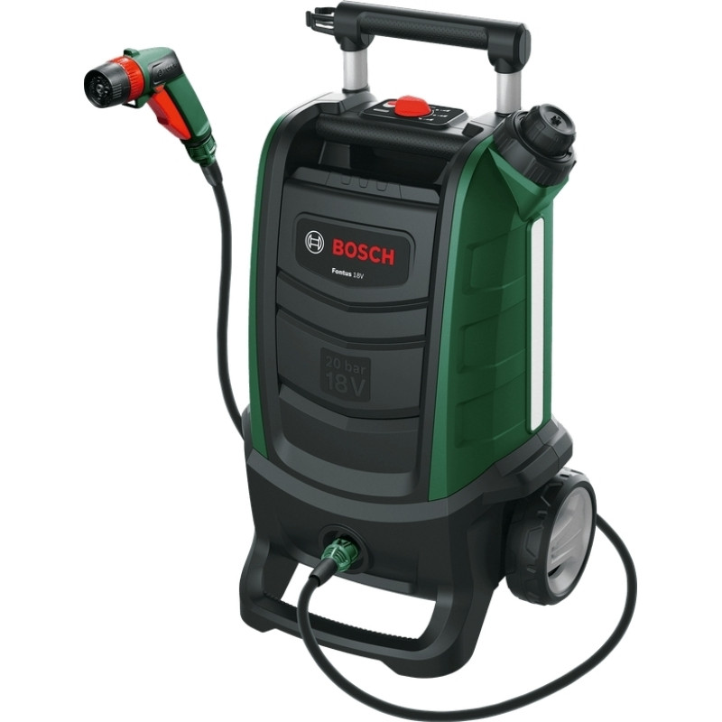 BOSCH Мінімийка акумуляторна Fontus 18V 18В20бар 386л/год 7.5кг без АКБ і ЗП (06008B6102)