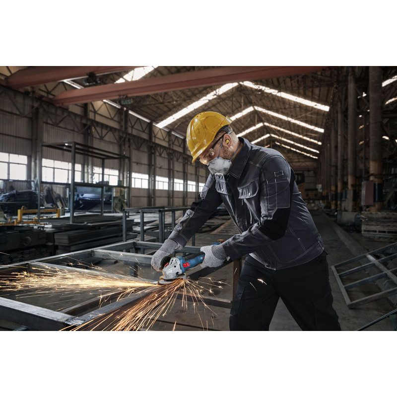 BOSCH Шліфмашина кутова акумуляторна GWS 18V-8 125мм 18В 1x4А·год 0-11000об·хв 1.6кг кейс ЗПGAL 18V-40 (06019N9021)