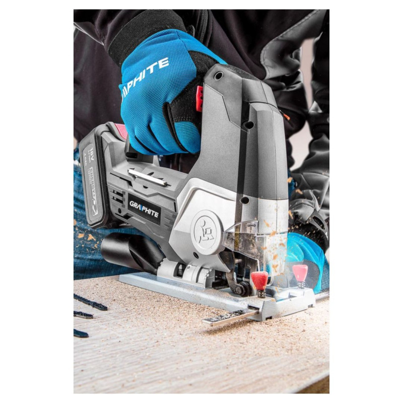 Graphite Лобзик акумуляторний Energy+ 18В хід 25мм 0-2400об·хв 1.7кг без АКБ та ЗП (58G011)