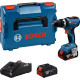 BOSCH Шурупокрут-дриль акумуляторний GSB 18V-65 18В 2х5А·год 31·65Нм 0-2100об·хв ЗП GAL18V-40 кейс 1.12кг (06019N3303)