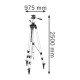 BOSCH Штатив BT250 для оптичних нівелірів, 1/4", 97.5-250см, 3.4 кг (0601096A00)