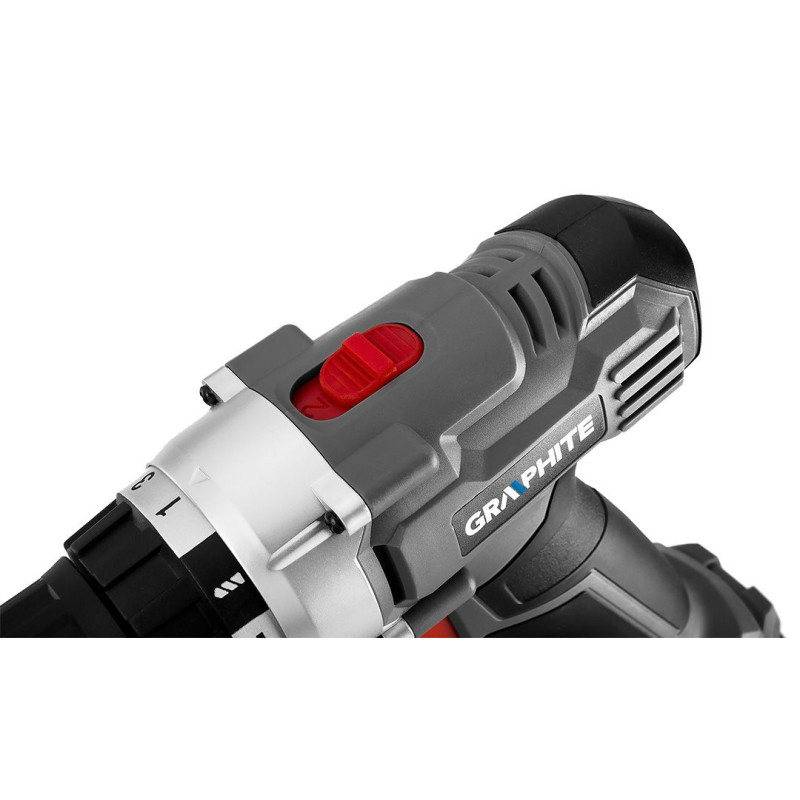 Graphite Шурупокрут-дриль акумуляторний Energy+ 18В 1х2А·год 44Нм 0-350·0-1250об·хв ЗП 1.2кг (58G000-SET1)