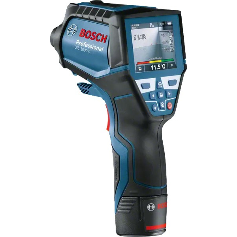 BOSCH Термодетектор GIS 1000C -40град. до +1000град., ±.0.2град., IP54, 0.54кг, кейс (0601083301)
