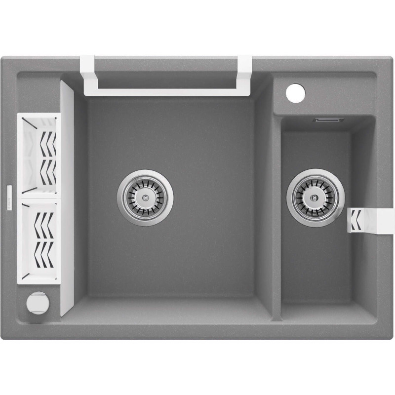 Deante Набір аксесуарів Magnetic для кухонної мийки, білий (ZZMKA11O)