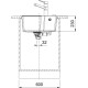 Franke Мийка кухонна Urban фраграніт, прямокут., без крила, 560х500х230мм, чаша - 1, врізна, бежевий (1140701789)