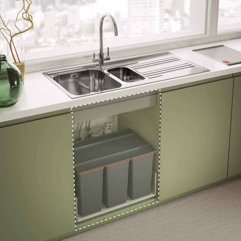 Franke Змішувач для кухні Lina Clear Water, довж.виливу - 272 мм, поворотний, 1+1 фільтр, хром (1600702660)