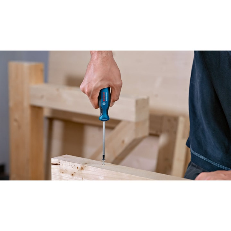 BOSCH Викрутка Torx набір 6шт, T10х75, T15х75, T20x100, T25x100, T30x125, T40x125 мм (1600A01V09)