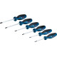 BOSCH Викрутка Torx набір 6шт, T10х75, T15х75, T20x100, T25x100, T30x125, T40x125 мм (1600A01V09)