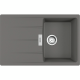 Franke Мийка кухонна Centro, фраграніт, прямокутник, з крилом, 780х500х200мм, чаша - 1, накладна, CNG 611-78, сірий камінь (1140701814)