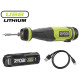 Паяльник акумуляторний Ryobi USB Lithium RSI4-120G 4В 2А·год 460°С світлодіодне підсвічування 0.1кг (5133006146)