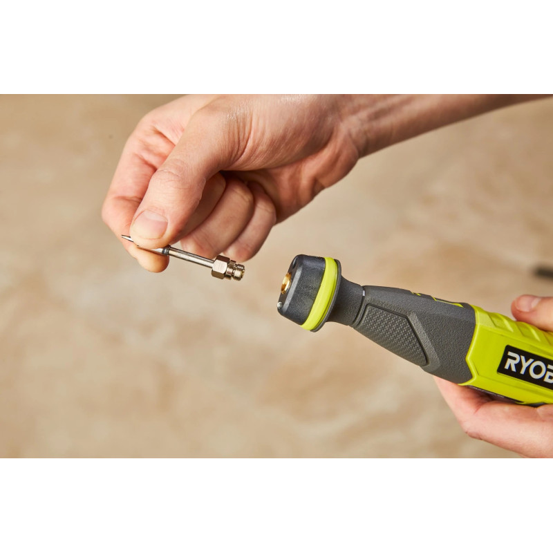 Паяльник акумуляторний Ryobi USB Lithium RSI4-120G 4В 2А·год 460°С світлодіодне підсвічування 0.1кг (5133006146)