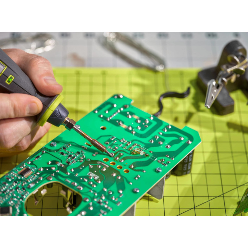 Паяльник акумуляторний Ryobi USB Lithium RSI4-120G 4В 2А·год 460°С світлодіодне підсвічування 0.1кг (5133006146)