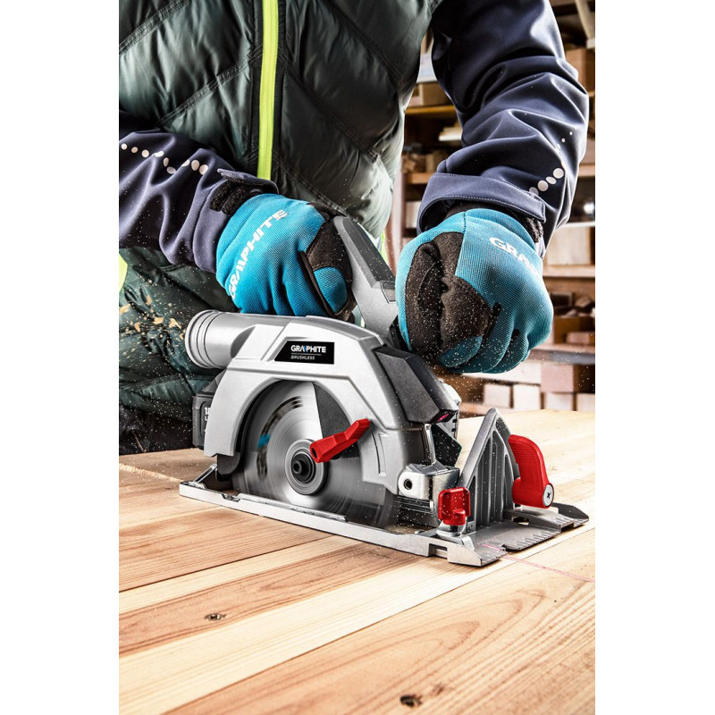 Graphite Пила дискова акумуляторна Energy+ 18В безщітковий 165мм 2.95кг без АКБ та ЗП (58G023)