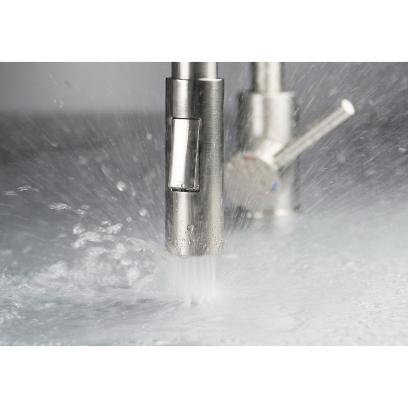 Deante Набір для кухні Corio, гранітна мийка ZRC_2103 + зміш. BOC_B740, графіт (ZRCD2103)