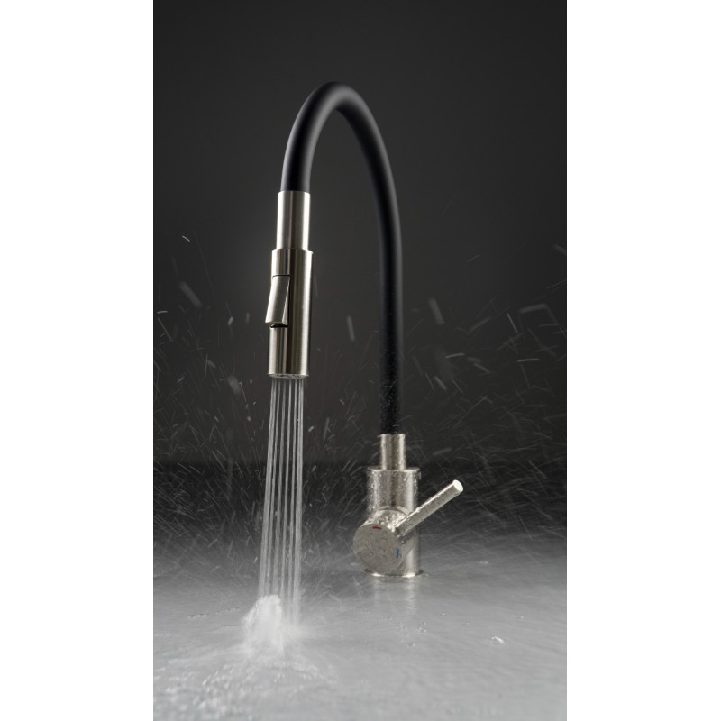 Deante Набір для кухні Corio, гранітна мийка ZRC_2103 + зміш. BOC_B740, графіт (ZRCD2103)