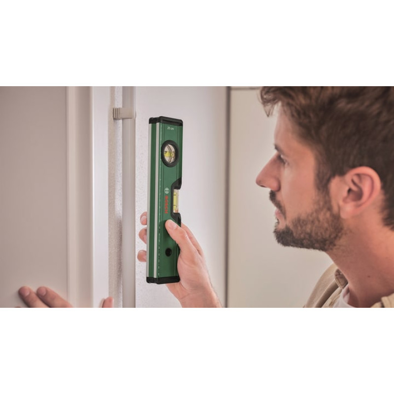 BOSCH Рівень , 25см, 2 капсули, алюмінієвий корпус (1600A027PL)