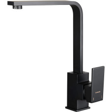 Deante Змішувач для кухні Anemon, довж.виливу - 207мм, поворотний, 1важіль, чорний (BBZ_N62M)