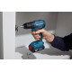 BOSCH Шурупокрут-дриль акумуляторний GSR 185-LI 18В 2х2.0А·год 50Нм 500·1900об·хв 0.9кг (06019K3000)