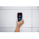 BOSCH Детектор акумуляторний GMS 120-27 Professional, до 120мм, 2ААх1.5В, IP54, чохол, 0.24кг (0601081700)
