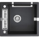 Deante Мийка кухонна Magnetic, граніт, квадрат, без крила, 560х500х219мм, чаша - 1, накладна, металічний графіт (ZRM_G103)