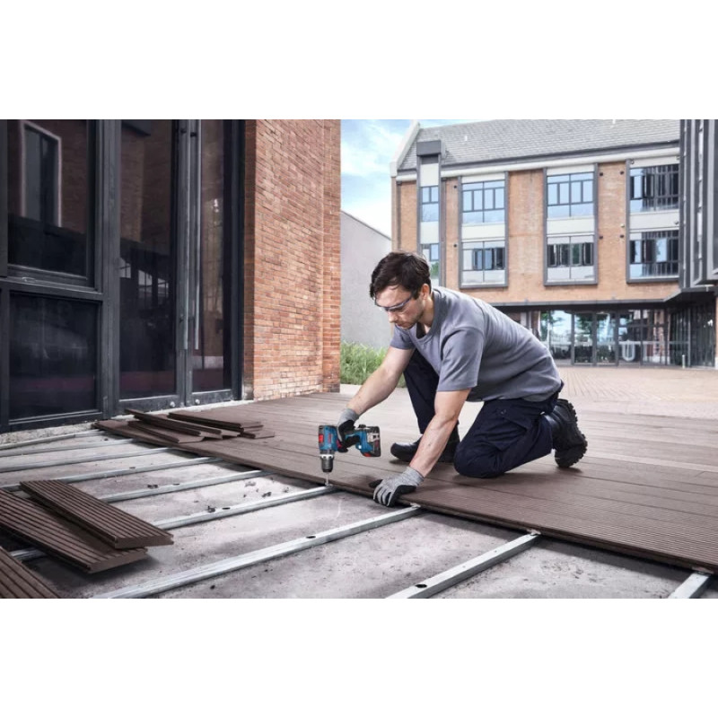 BOSCH Шурупокрут-дриль акумуляторний GSB 18V-65 18В 2х2А·год 31·65Нм 0-2100об·хв ЗП GAL18V-20 кейс 1.12кг (06019N3100)