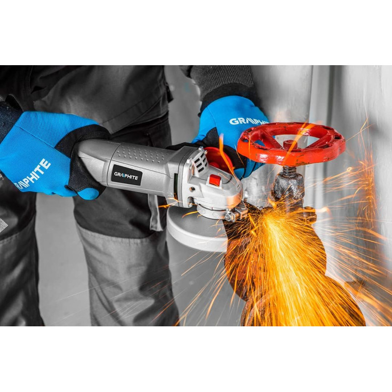 Graphite Шліфмашина кутова 125мм 1100Вт 11000об·хв 2.7кг (59G110)