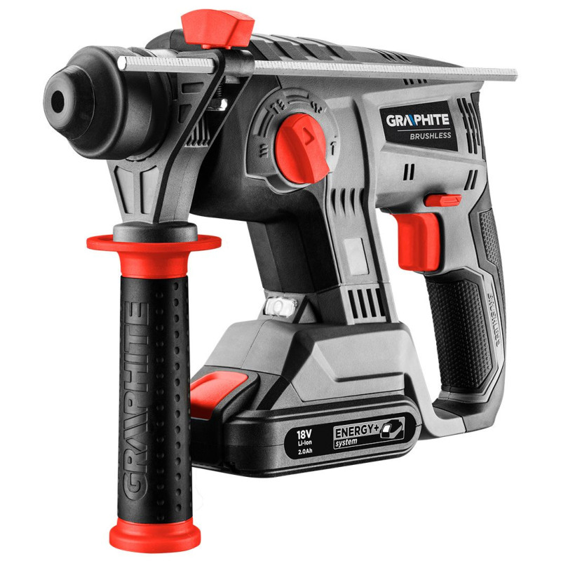 Graphite Перфоратор акумуляторний Energy+ SDS-plus 18В 2.2Дж 2.26кг без АКБ та ЗП (58G027)