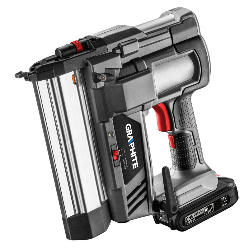 Graphite Цвяхозабивач акумуляторний Energy+ 18В цвяхи до 50мм скоби до 40мм 2.64кг без АКБ та ЗП (58G081)