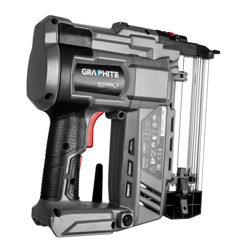 Graphite Цвяхозабивач акумуляторний Energy+ 18В цвяхи до 50мм скоби до 40мм 2.64кг без АКБ та ЗП (58G081)