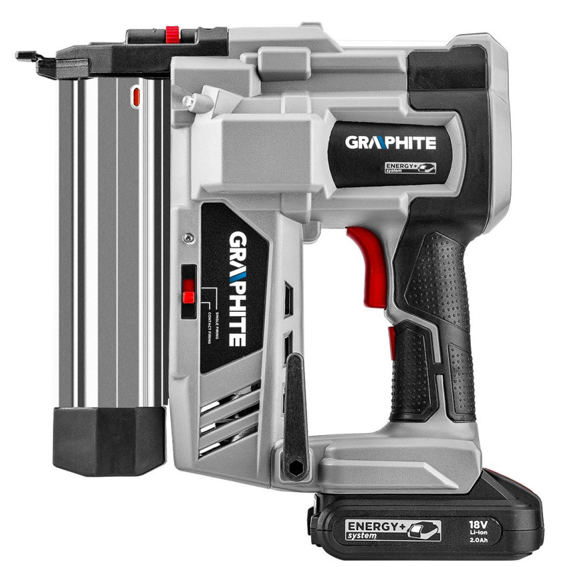 Graphite Цвяхозабивач акумуляторний Energy+ 18В цвяхи до 50мм скоби до 40мм 2.64кг без АКБ та ЗП (58G081)