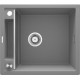 Deante Мийка кухонна Magnetic, граніт, квадрат, без крила, 560х500х219мм, чаша - 1, врізна, сірий (ZRM_S103)