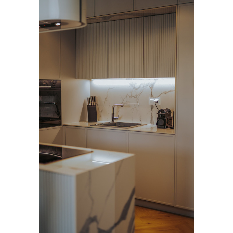 Deante Мийка кухонна Magnetic, граніт, квадрат, без крила, 560х500х219мм, чаша - 1, врізна, сірий (ZRM_S103)