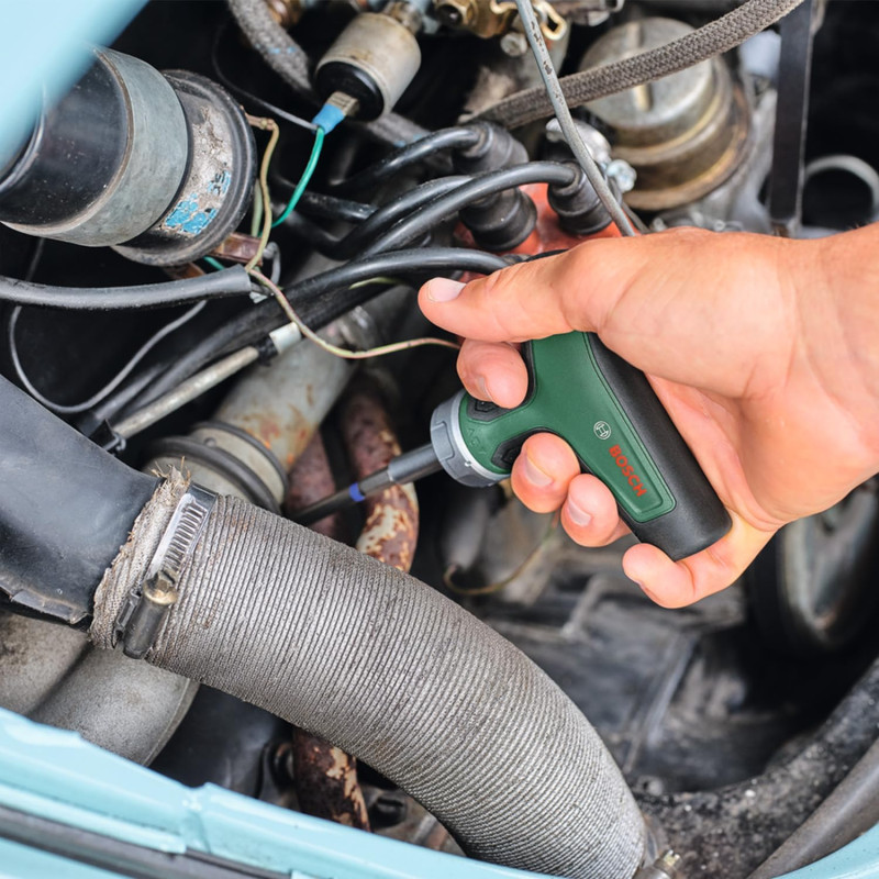 BOSCH Викрутка з тріскачкою, Т-подібне руків'я, 20 насадок, 109мм, кейс, сталь CrV (1600A02Z9T)