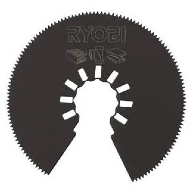 Полотно пиляльне для багатофункціонального інструменту Ryobi RAKMT01SMM63 по дереву та металу 63мм (5132003924)