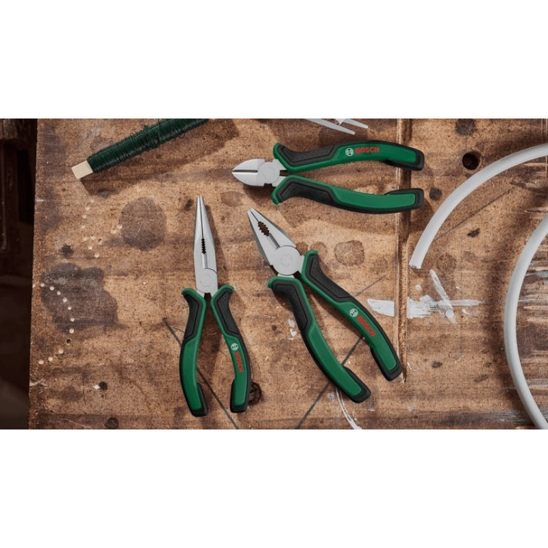 BOSCH Плоскогубці подовжені прямі , 180мм (1600A032VC)