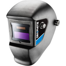 Graphite Маска зварювальника хамелеон 56H822 автозатемніння 1/15000сек два датчики дуги регулювання ступеня затемнення DIN 9-13 (56H822)