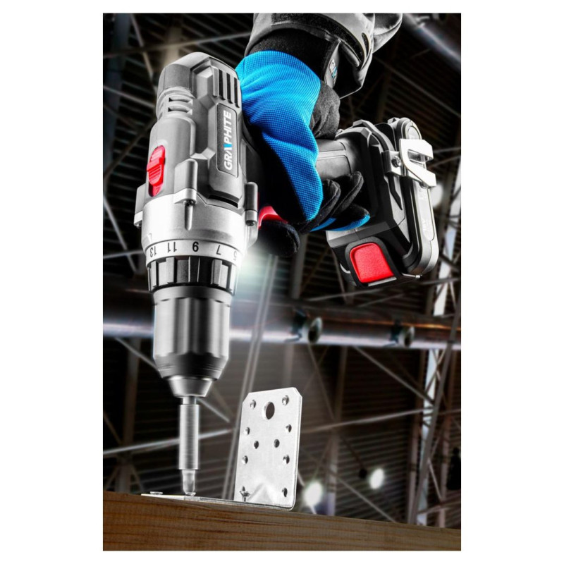 Graphite Шурупокрут-дриль Energy + 18В 28·44Нм 0-350·1250об·хв 1.1кг без АКБ та ЗП (58G000)