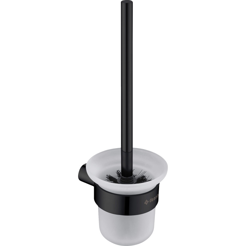 Deante Щітка Round туалетна, підвісна, чорний (ADR_N711)