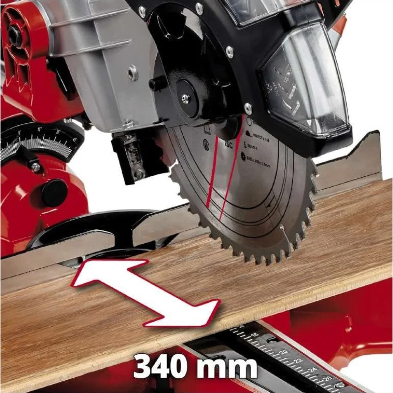 Einhell Пила торцовочна TC-SM 2534/1 Dual з протяжкою 2100Вт диск 250мм 14.3кг лазер (4300395)