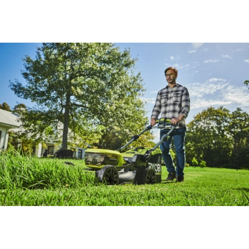 Газонокосарка акумуляторна Ryobi Max Power RY36LMX46A-150 36В акб 1х5А·год 46см 55л 25-75мм 22.5кг (5133004914)