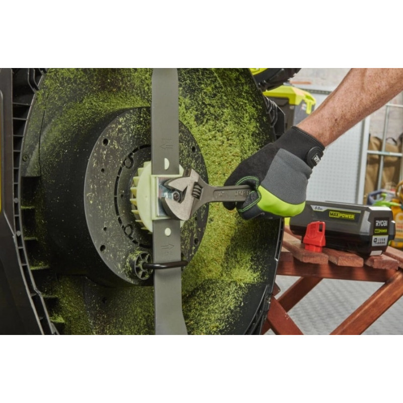 Газонокосарка акумуляторна Ryobi Max Power RY36LMX46A-150 36В акб 1х5А·год 46см 55л 25-75мм 22.5кг (5133004914)