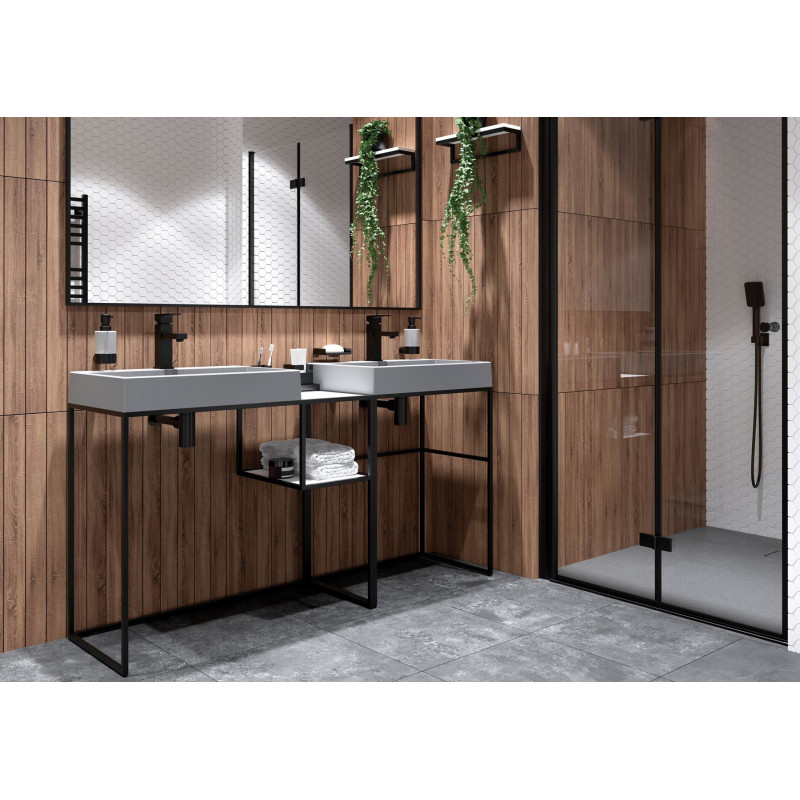 Deante Дозатор для мила, настінний Round, 200мл, чорний (ADR_N421)