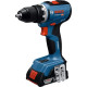 BOSCH Шурупокрут-дриль акумуляторний GSR 18V-65 18В 2х5А·год 21·55Нм 0-550·0-2100об·хв ЗП GAL18V-40 1.06кг (06019N3203)