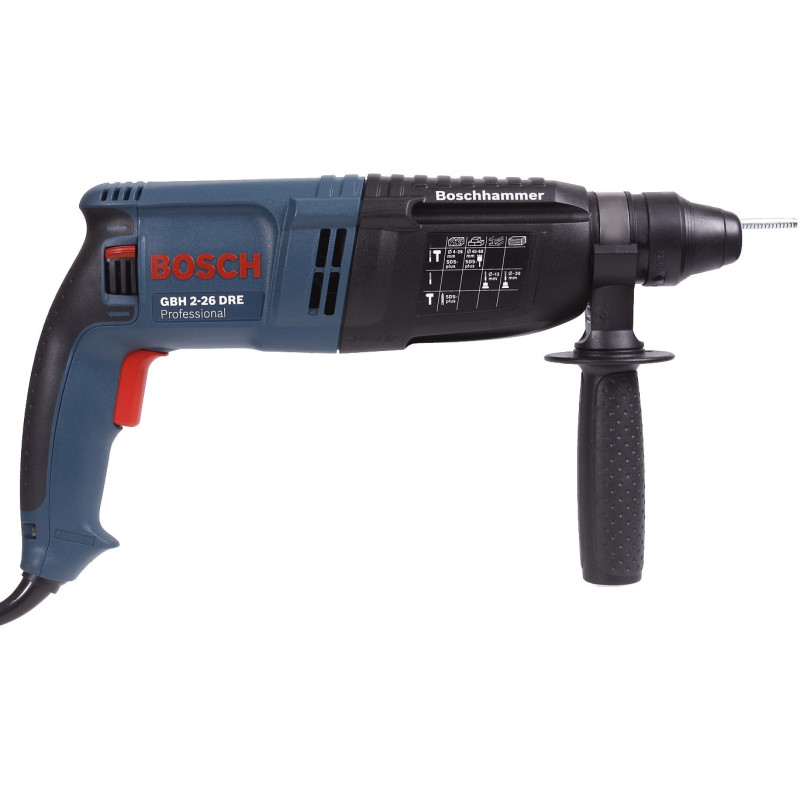 BOSCH Перфоратор GBH 2-26 DRE SDS-plus 800Вт 2.7Дж 2.8кг L-кейс (0611253708)