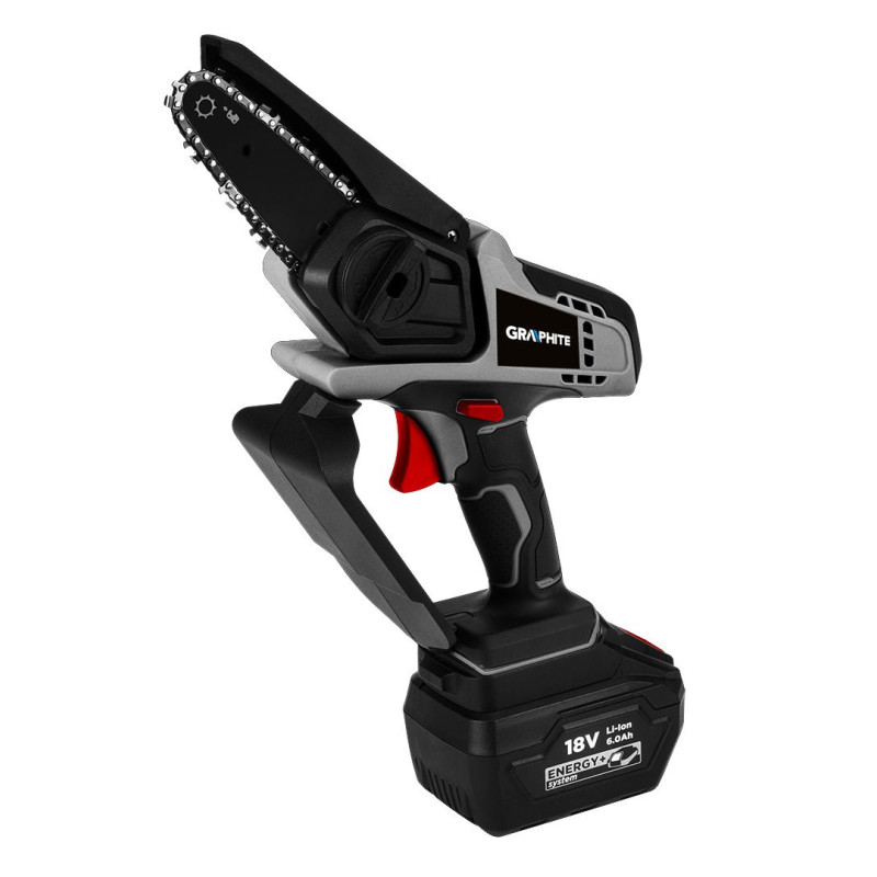 Graphite Пила ланцюгова акумуляторна Energy+ 18В Li-lon 10см 4.6м/сек 1.25кг без АКБ та ЗП (58GE116)