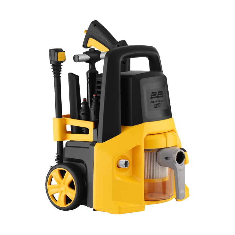 Мінімийка високого тиску 2E AquaClean 4в1 1600Вт 130бар 480л/год шланг 8м 11кг (2E-HPW1613VC)