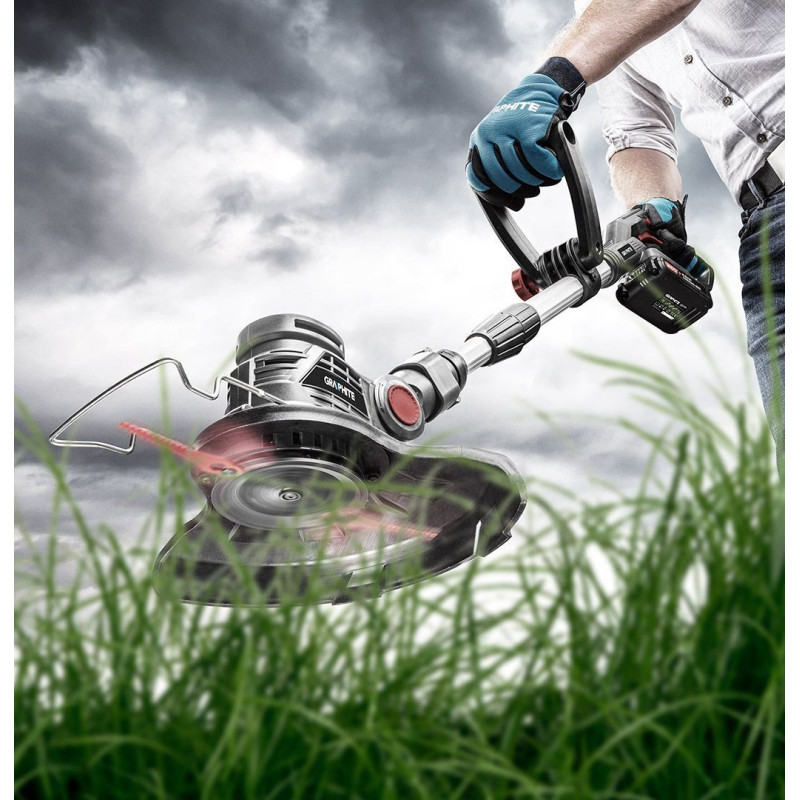 Graphite Тример садовий акумуляторний Energy+ 18В 25.4см 1.8кг без АКБ та ЗП (58G030)