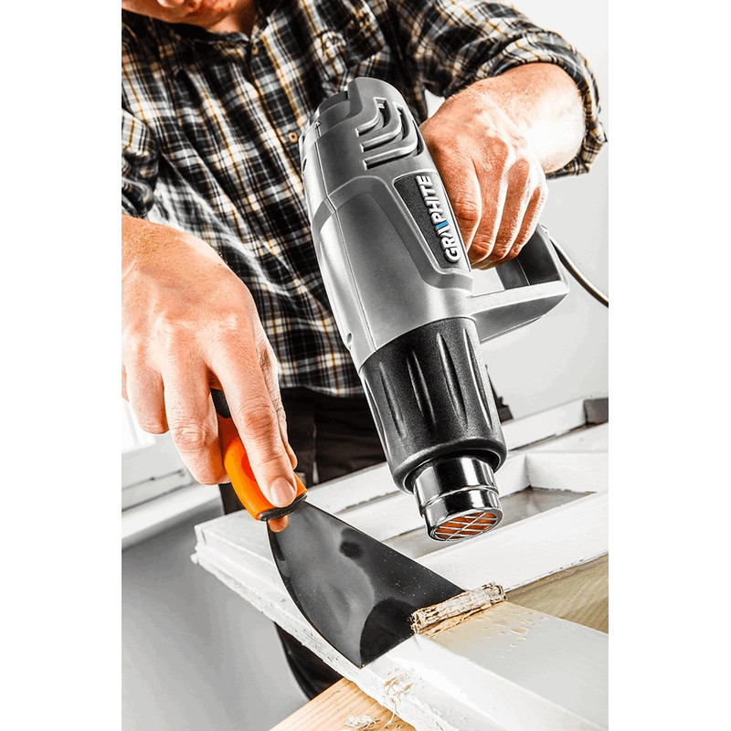 Graphite Фен будівельний 2000Вт 80/600°С 350/550л·хв 0.9кг (59G524)