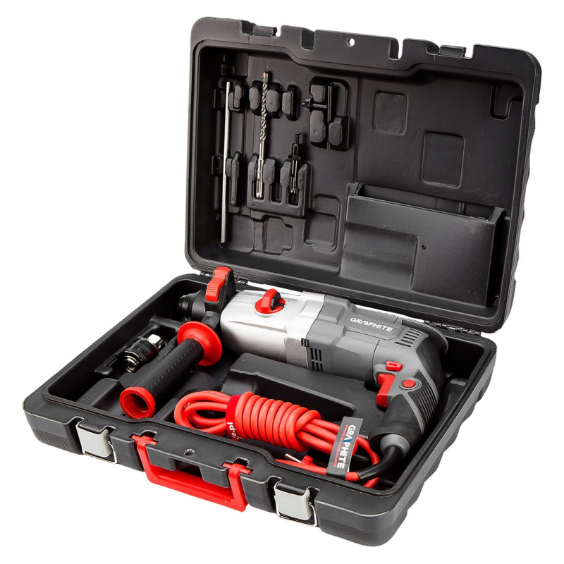 Graphite Перфоратор SDS-plus 800Вт 2.8Дж кейс 3.28кг (58G538)