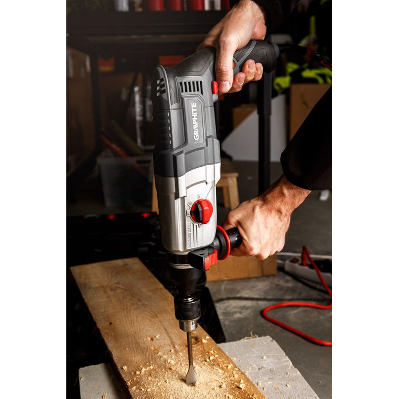 Graphite Перфоратор SDS-plus 800Вт 2.8Дж кейс 3.28кг (58G538)